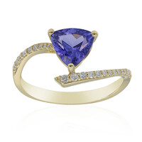 AAA-Tansanit-Goldring (CIRARI)