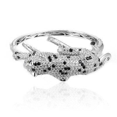 Edelstein-Silberarmreif (Dallas Prince Designs)