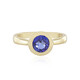 AAA-Tansanit-Goldring (de Melo)