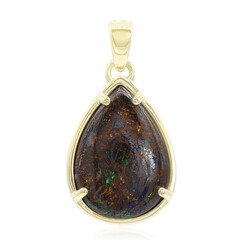 Boulder-Opal-Goldanhänger