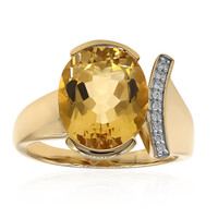 Goldener Beryll-Goldring