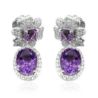 Amethyst-Silberohrringe (Dallas Prince Designs)