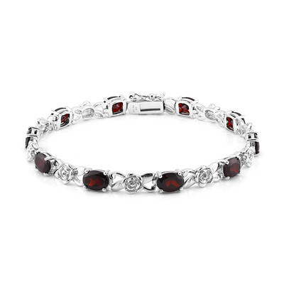Granat-Silberarmband
