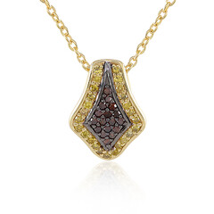 I3 Diamant-Silberhalskette