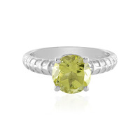 Ouro Verde-Quarz-Silberring