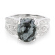 Schneeflocken-Obsidian-Silberring
