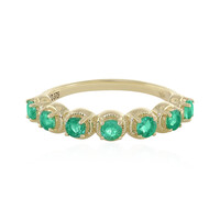 Sambia-Smaragd-Goldring (Adela Gold)