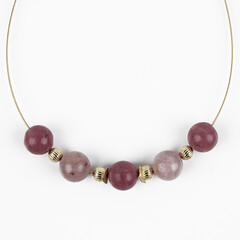 Rhodonit-Collier