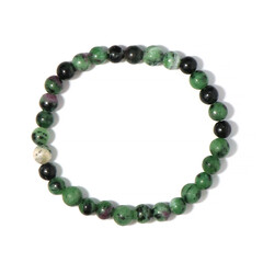 Rubin-Zoisit-Armband