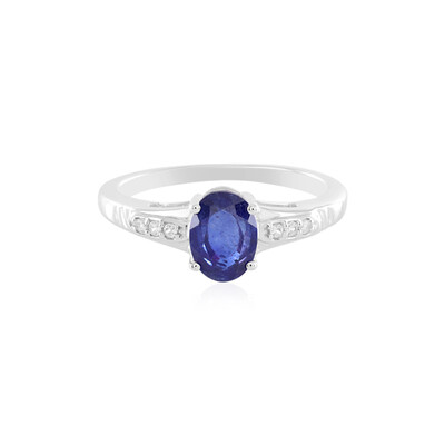 Blauer Madagaskar-Saphir-Silberring