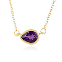 Sambia-Amethyst-Silbercollier