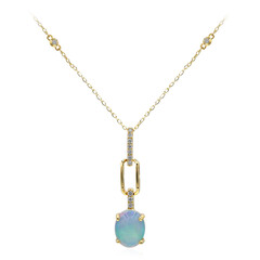 AAA-Welo-Opal-Goldhalskette (CIRARI)
