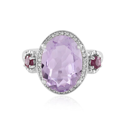 Lavendel-Amethyst-Silberring