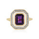 Amethyst-Silberring (M de Luca)