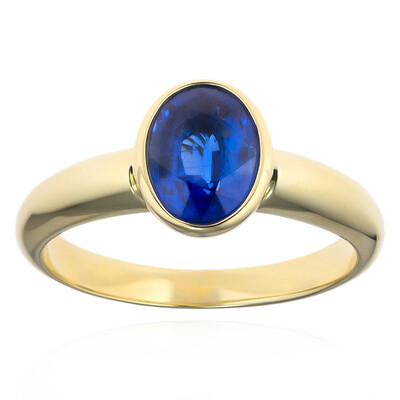 Nepalesischer Kyanit-Goldring (CUSTODANA)