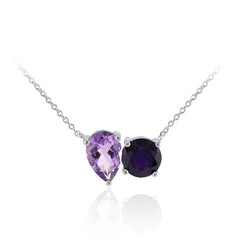 Amethyst-Silbercollier