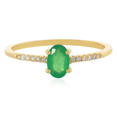 Sambia-Smaragd-Goldring