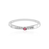 Pinkfarbener Turmalin-Silberring
