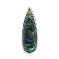 Abalone-Muschel-Silberanhänger