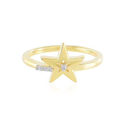 I2 (I) Diamant-Silberring