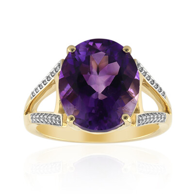 Marokkanischer Amethyst-Goldring