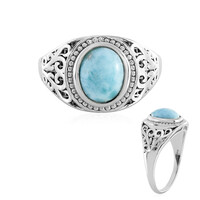 Larimar-Silberring