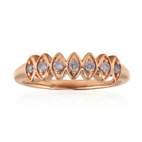 Pinkfarbener I3 Argyle-Brillant-Goldring (Mark Tremonti)
