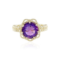 Uruguay-Amethyst-Goldring (Ornaments by de Melo)