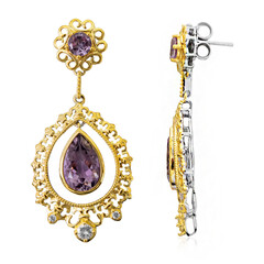 Lavendel-Amethyst-Silberohrringe (Dallas Prince Designs)