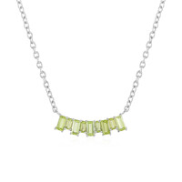 Peridot-Silbercollier