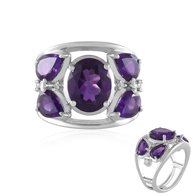 Marokkanischer Amethyst-Silberring
