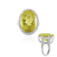 Ouro Verde-Quarz-Silberring
