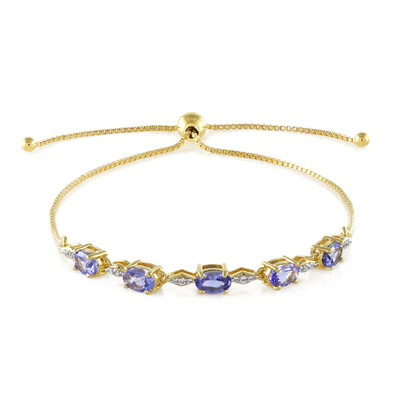 Tansanit-Silberarmband