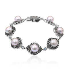 Süßwasserzuchtperlen-Silberarmband (Annette classic)