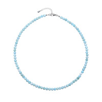Larimar-Silberhalskette