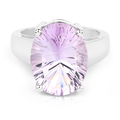 Lavendel-Amethyst-Silberring