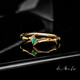 AAA-Sambia-Smaragd-Goldring (de Melo)