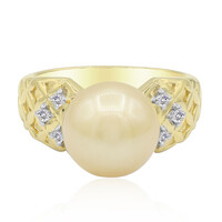 Goldene Südseeperlen-Goldring (TPC)