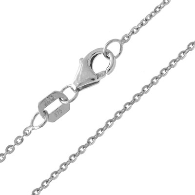 Weißgold-Ankerkette - 45 cm - 1,06 g