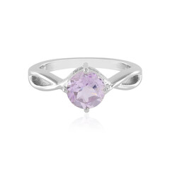 Lavendel-Amethyst-Silberring