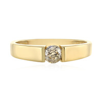 I1 Schokoladen-Brillant-Goldring
