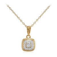 I3 (I) Diamant-Silberhalskette