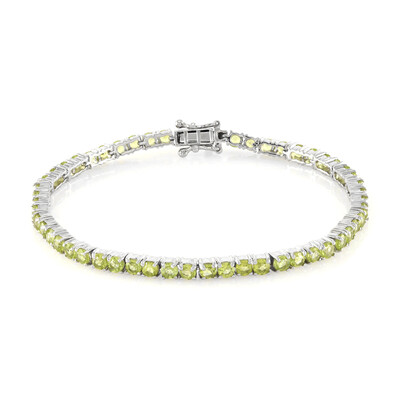 Peridot-Silberarmband