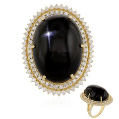 Indischer Stern-Diopsid-Goldring