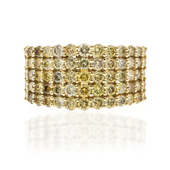 SI2 Fancy-Diamant-Goldring (CIRARI)