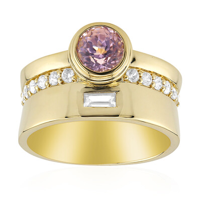 Patroke-Kunzit-Goldring (Adela Gold)