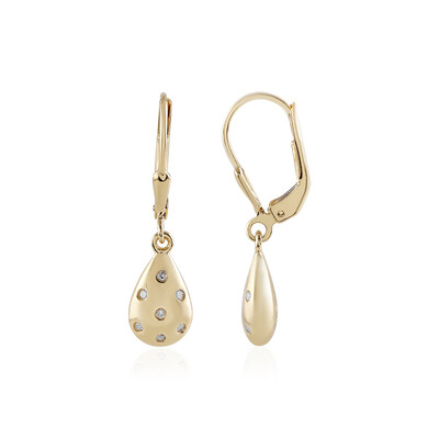 I3 (J) Diamant-Silberohrringe