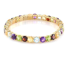Edelstein-Silberarmband