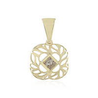 I2 Schokoladen-Diamant-Goldanhänger (Ornaments by de Melo)
