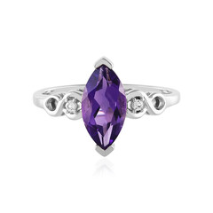 Sibirischer Amethyst-Silberring